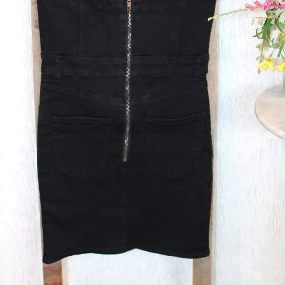 superdown Ally Strapless Denim Mini Dress - Picture 4 of 9